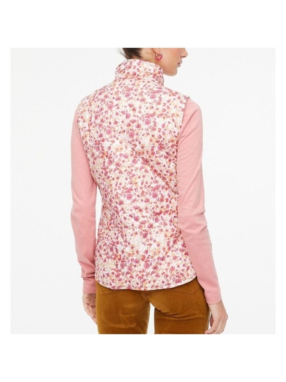 J. Crew Puffer Vest With Snap Pockets - Picture 2 of 7